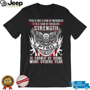 Ptsd Awareness Absolute Strength Eagle Military Veteran T Shirt