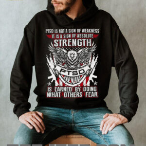 Ptsd Awareness Absolute Strength Eagle Military Veteran T Shirt
