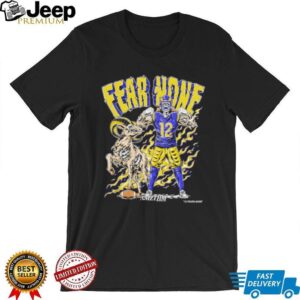 Puka Nacua skeleton fear none Goat Los Angeles Rams Football shirt Puka Nacua skeleton fear none Goat Los Angeles Rams Football shirt