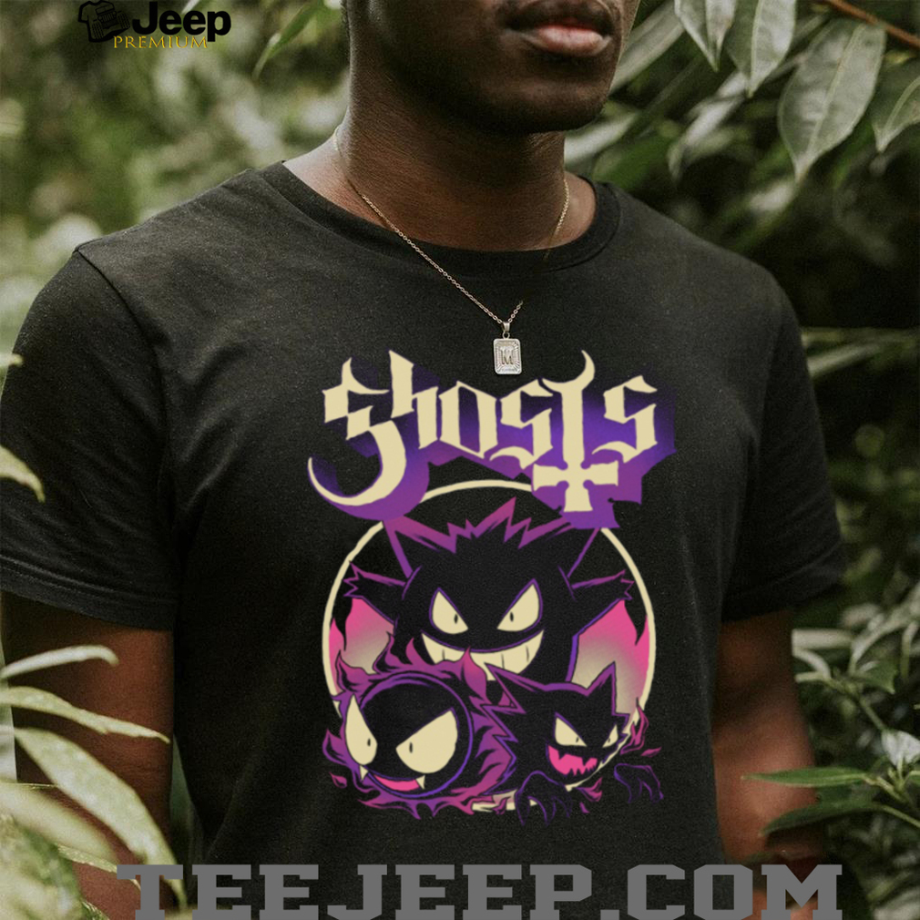 Retro Ghost Type Trio Gengar Haunter Gastly Graphic Tee Retro Ghost Type Trio Gengar Haunter Gastly Graphic Tee