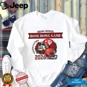 Rose Bowl Game 2026 Indiana Hoosiers helmet Pasadena California shirt
