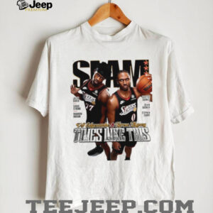SLAM Magazine VJ Edgecombe & Tyrese Maxey 76ers Basketball T Shirt