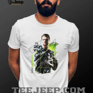 Sam Darnold Seattle Seahawks Action Montage Signature Series T Shirt