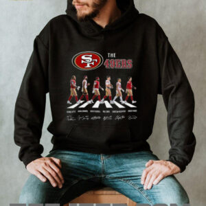 San Francisco 49ers Abbey Road Style T Shirt Kittle, Jennings, Pearsall, Jones, McCaffrey, Purdy