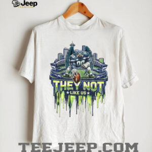 Seattle Seahawk Football mascot they not like us LIX Super Bowl 2026 shirt