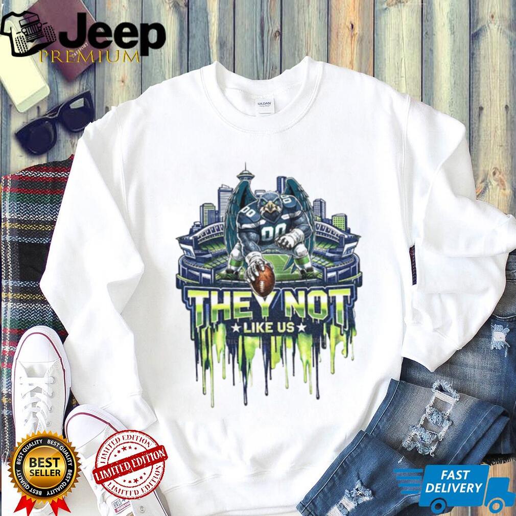 Seattle Seahawk Football mascot they not like us LIX Super Bowl 2026 shirt Seattle Seahawk Football mascot they not like us LIX Super Bowl 2026 shirt