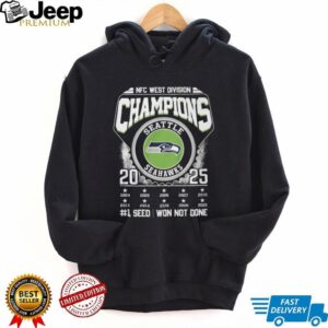 Seattle Seahawks 2025 NFC West Division Champions T Shirt