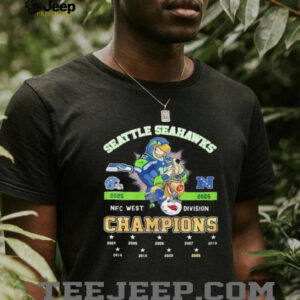 Seattle Seahawks 2025 NFC West Division Champions sports shirt