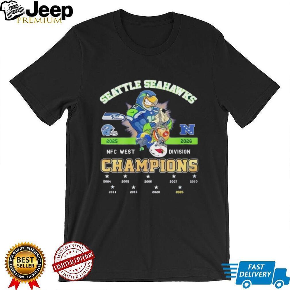 Seattle Seahawks 2025 NFC West Division Champions sports shirt Seattle Seahawks 2025 NFC West Division Champions sports shirt