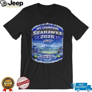 Seattle Seahawks 2026 NFC Champions Road to Super Bowl T Shirt