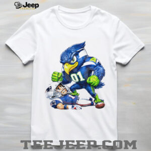 Seattle Seahawks Mascot vs New England Patriots Rivalry T Shirt