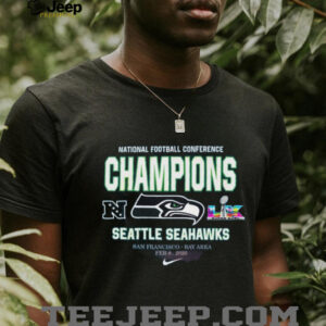 Seattle Seahawks NFC Champions Super Bowl LX 2026 Commemorative T Shirt