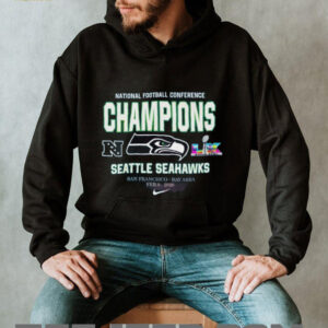 Seattle Seahawks NFC Champions Super Bowl LX 2026 Commemorative T Shirt