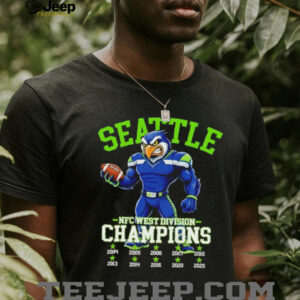Seattle Seahawks NFC West Division Champions Mascot T Shirt