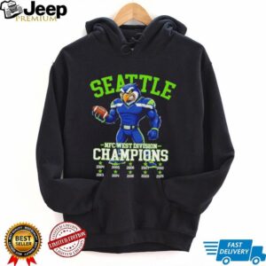 Seattle Seahawks NFC West Division Champions Mascot T Shirt