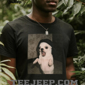 Shocked Screaming Chihuahua Meme T Shirt Hilarious Dog Reaction Tee