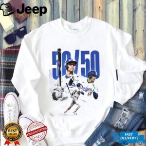 Shohei Ohtani Los Angeles Dodgers 50 50 Club 1st Player Ever Shirt