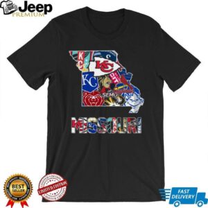 Show Your Missouri Pride All Team Map T Shirt Show Your Missouri Pride All Team Map T Shirt