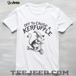 Silly Groundhog Scooter Off To Cause A Kerfuffle shirt