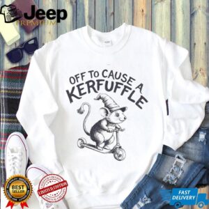 Silly Groundhog Scooter Off To Cause A Kerfuffle shirt