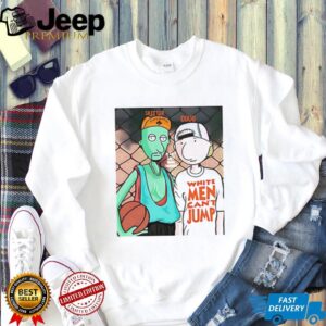 Skeeter and doug white men can’t jump cartoon parody shirt