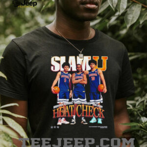 SlamU Heat Check Basketball T Shirt Brayden Burries & Jaden Bradley Sports Tee