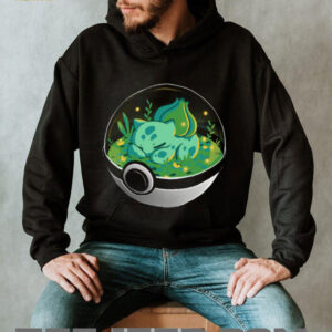 Sleeping Bulbasaur Terrarium Poke Ball Garden Art T Shirt Sleeping Bulbasaur Terrarium Poke Ball Garden Art T Shirt