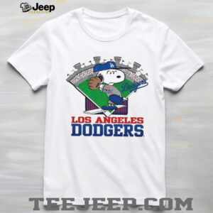 Snoopy Los Angeles Dodgers stadium cartoon shirt Snoopy Los Angeles Dodgers stadium cartoon shirt