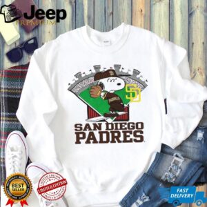 Snoopy San Diego Padres stadium cartoon shirt