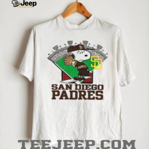 Snoopy San Diego Padres stadium cartoon shirt