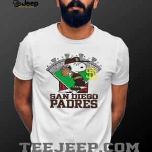 Snoopy San Diego Padres stadium cartoon shirt