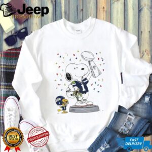 Snoopy Seattle Seahawks Super Bowl Trophy Champion T Shirt