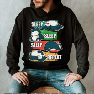 Snorlax “Sleep, Sleep, Sleep, Repeat” Funny Pokémon Nap T Shirt Snorlax “Sleep, Sleep, Sleep, Repeat” Funny Pokémon Nap T Shirt