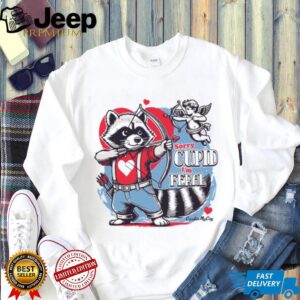 Sorry Cupid I'm Feral Raccoon Archer Valentine T Shirt