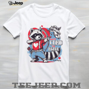 Sorry Cupid I'm Feral Raccoon Archer Valentine T Shirt