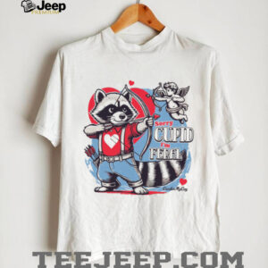 Sorry Cupid I'm Feral Raccoon Archer Valentine T Shirt