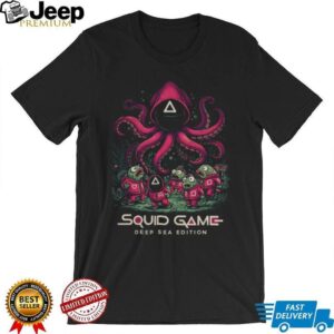 Squid Game Deep Sea Edition T Shirt Funny Octopus Parody Design