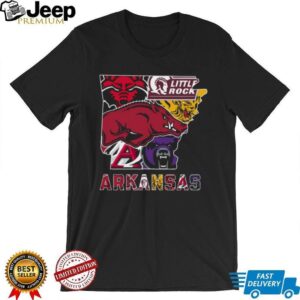 State of Arkansas Mascots Collector’s T Shirt State of Arkansas Mascots Collector’s T Shirt