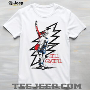 Still Grateful Print Round Neck T shirt Still Grateful Print Round Neck T shirt