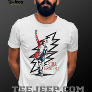 Still Grateful Print Round Neck T shirt