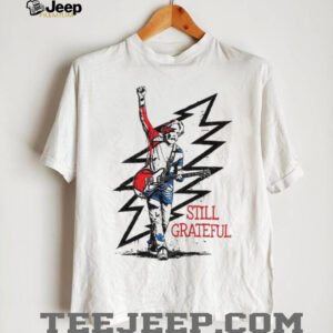 Still Grateful Print Round Neck T shirt