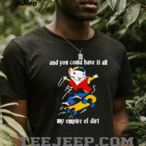 Stuart Skater My Empire of Dirt Lyric T Shirt Edgy Nostalgia Mashup Tee