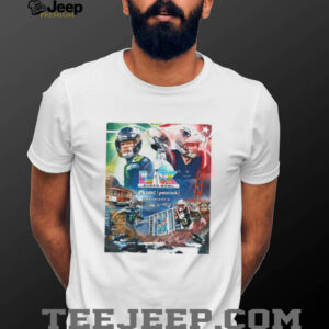 Super Bowl LIX 2026 Matchup Seattle Seahawks vs New England Patriots Poster T Shirt T Shirt Super Bowl LIX 2026 Matchup Seattle Seahawks vs New England Patriots Poster T Shirt T Shirt