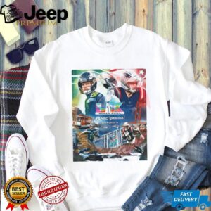 Super Bowl LX 2026 Seahawks vs Patriots Matchup Event Poster T Shirt T Shirt