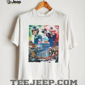 Super Bowl LX 2026 Seahawks vs Patriots Matchup Event Poster T Shirt T Shirt