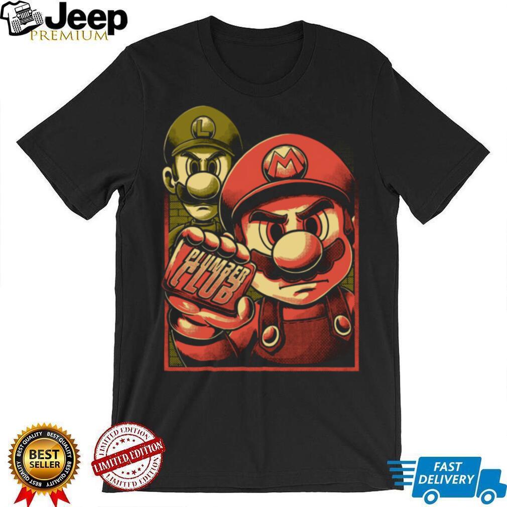 Super Mario & Luigi “Plumber Club” Fight Club Parody Tee Super Mario & Luigi “Plumber Club” Fight Club Parody Tee
