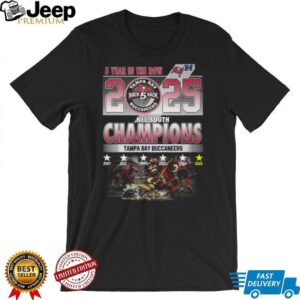 Tampa Bay Buccaneers 5 Peat NFC South Champions T Shirt