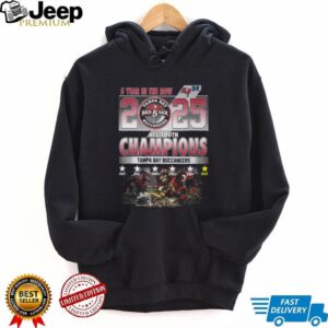 Tampa Bay Buccaneers 5 Peat NFC South Champions T Shirt