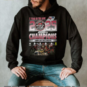 Tampa Bay Buccaneers 5 Peat NFC South Champions T Shirt