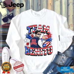Team Benito Bad Bunny Puerto Rico Flag Football Fan T Shirt